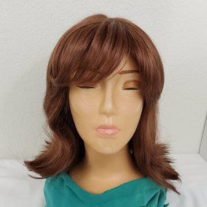 SOLD - Wavy Mid-Length Wig Natural Auburn NWOT